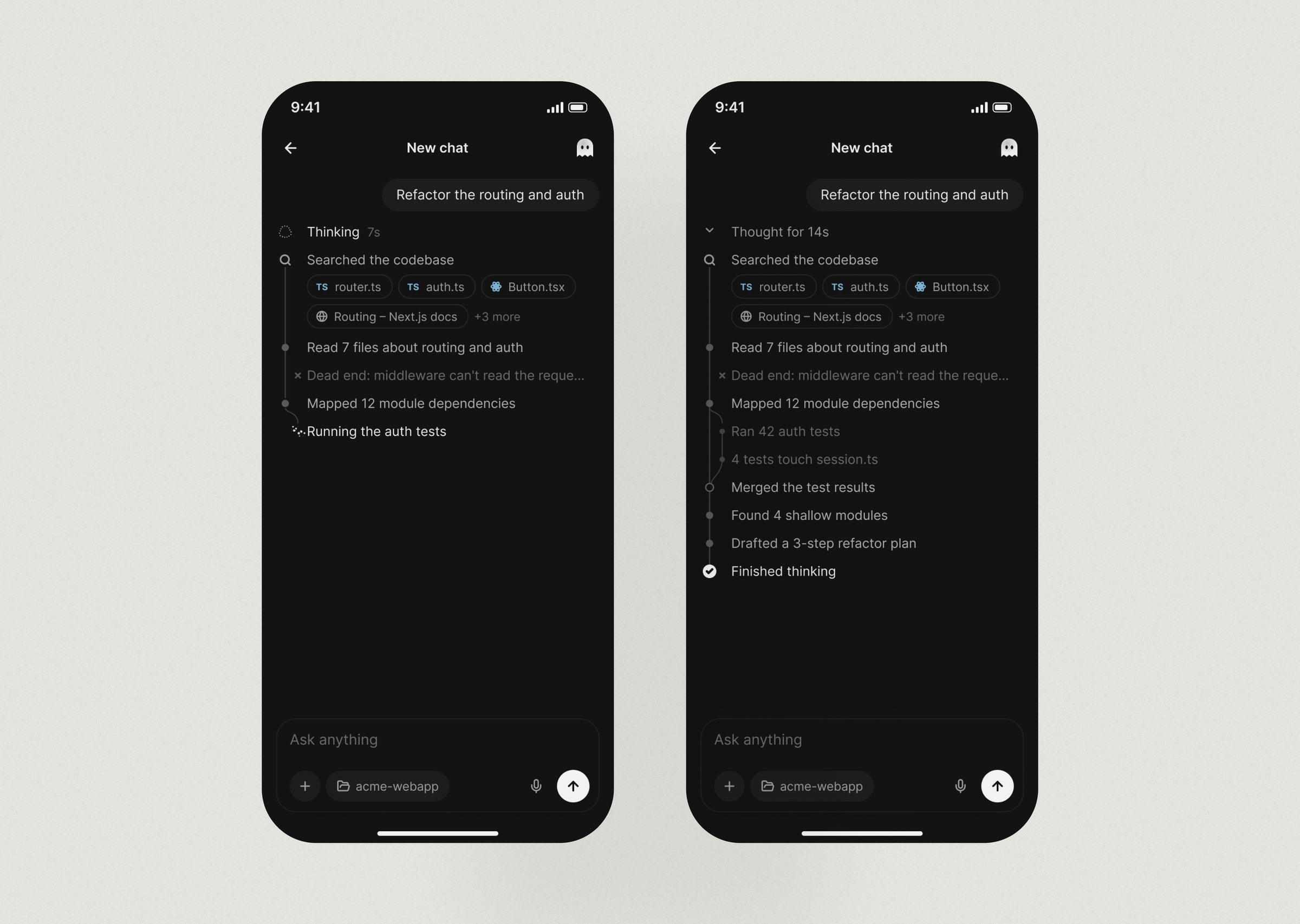 Thinking Process: mobile: Thinking Process on mobile