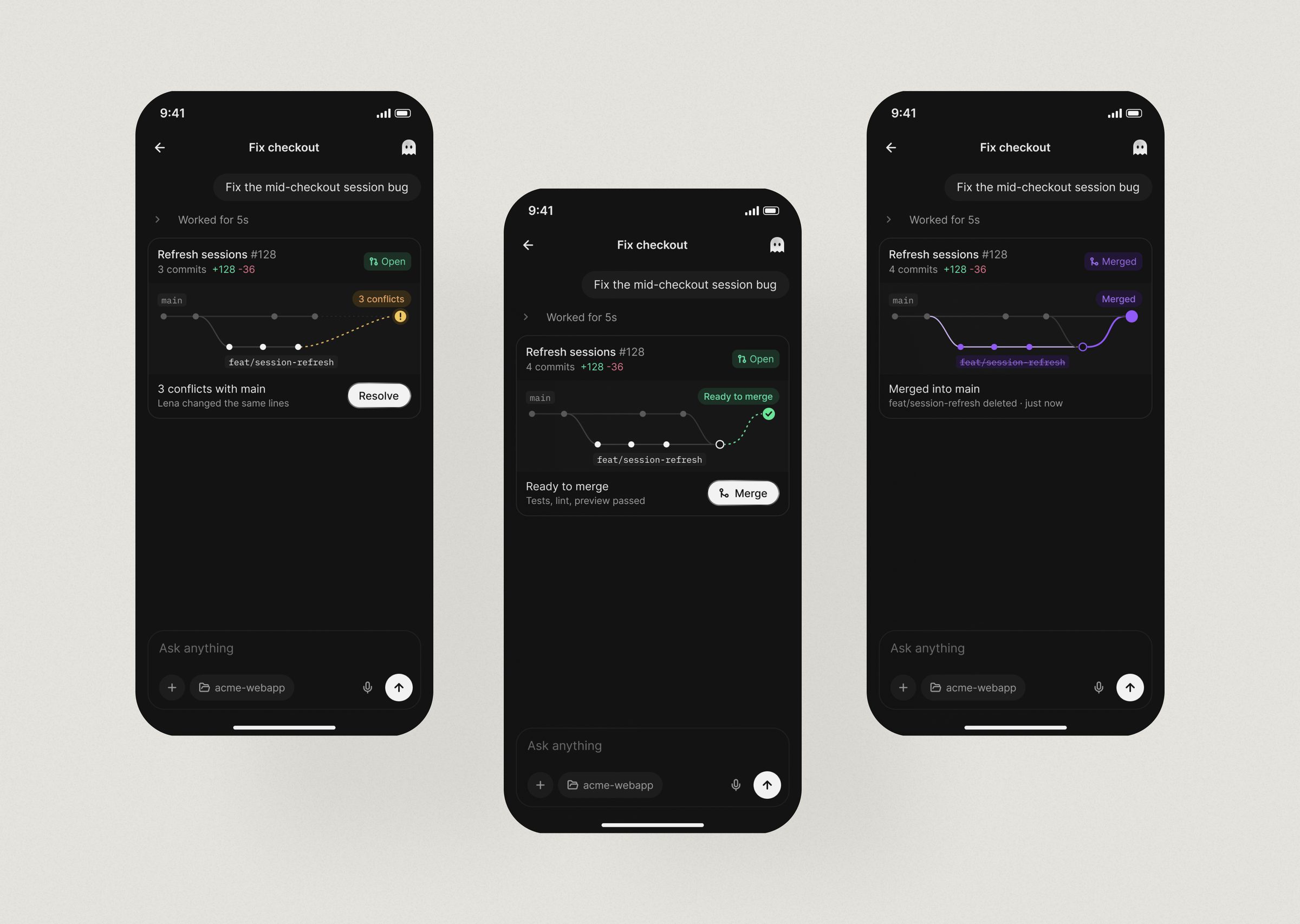 PR Graph: mobile: PR Graph on mobile