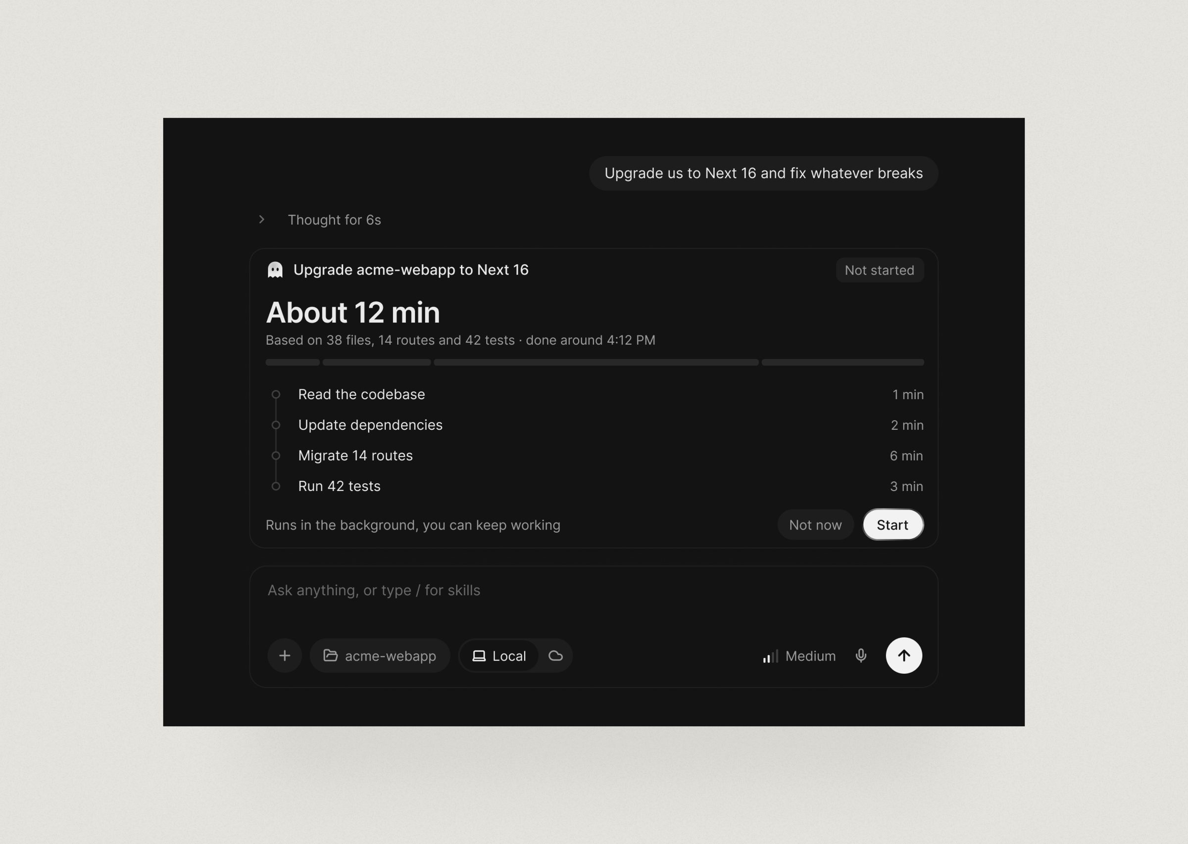 Time Estimate: desktop: Time Estimate on desktop