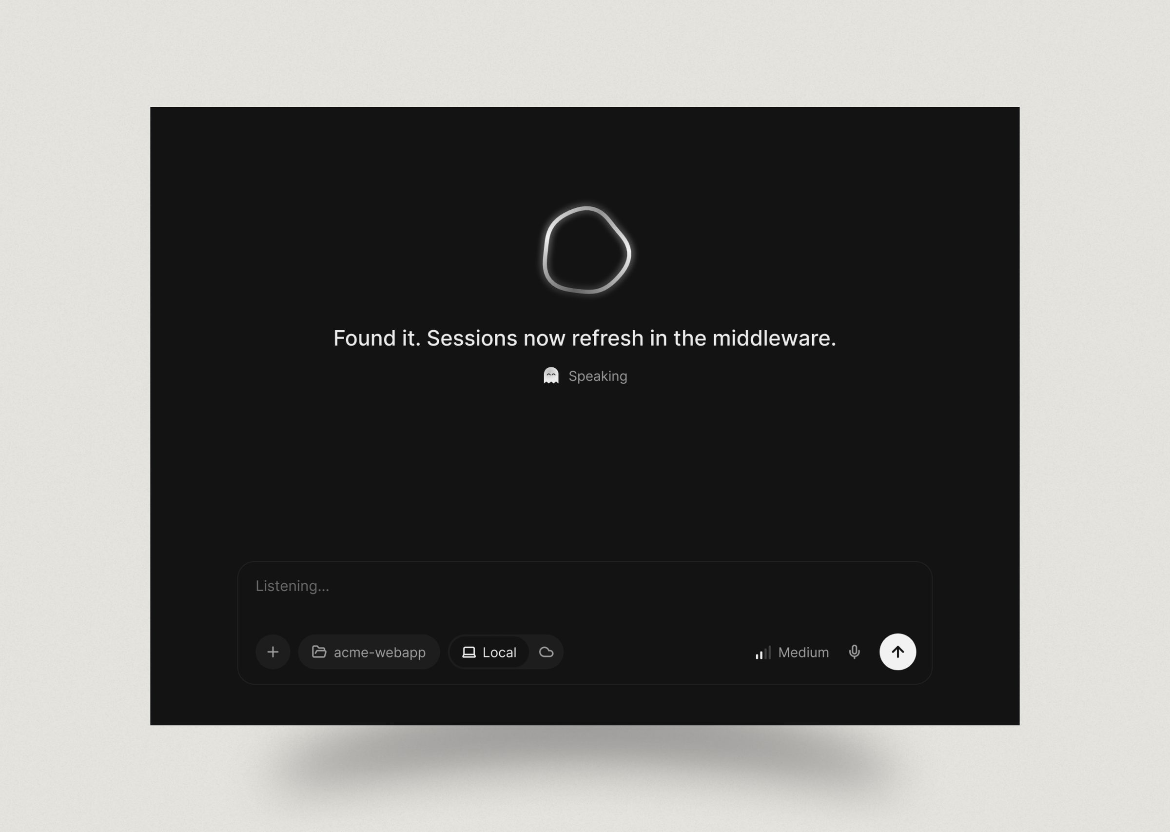 Voice Mode: desktop: Voice Mode on desktop
