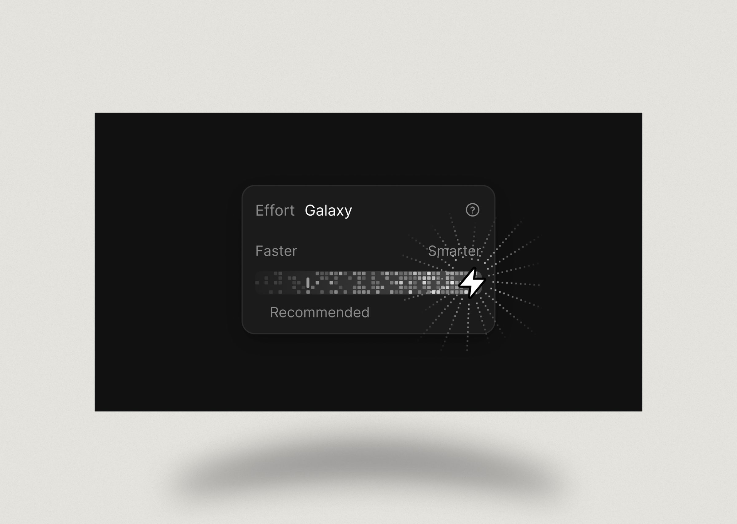 Effort Slider: desktop: Effort Slider on desktop