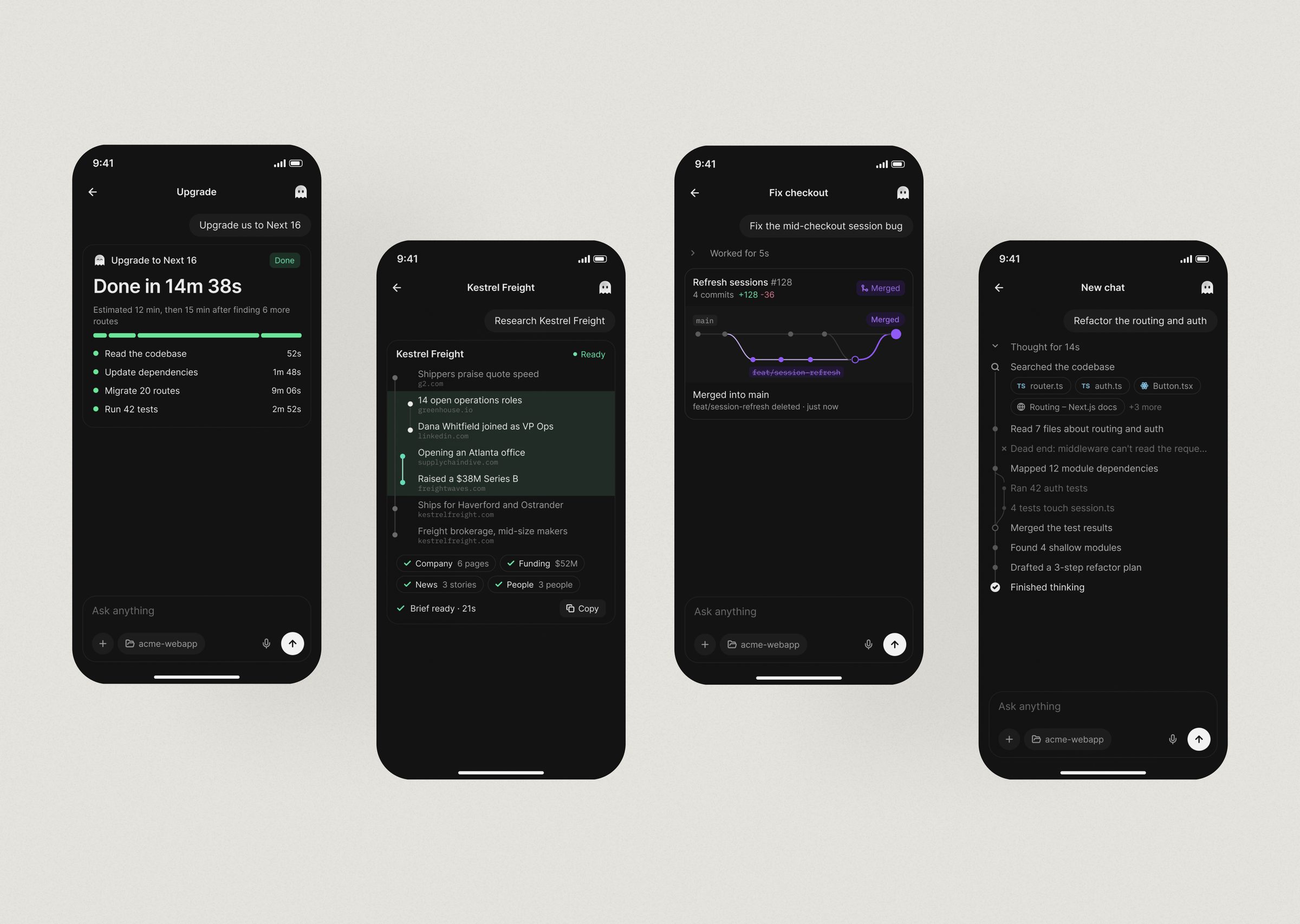 Mobile wall: Every mobile flow
