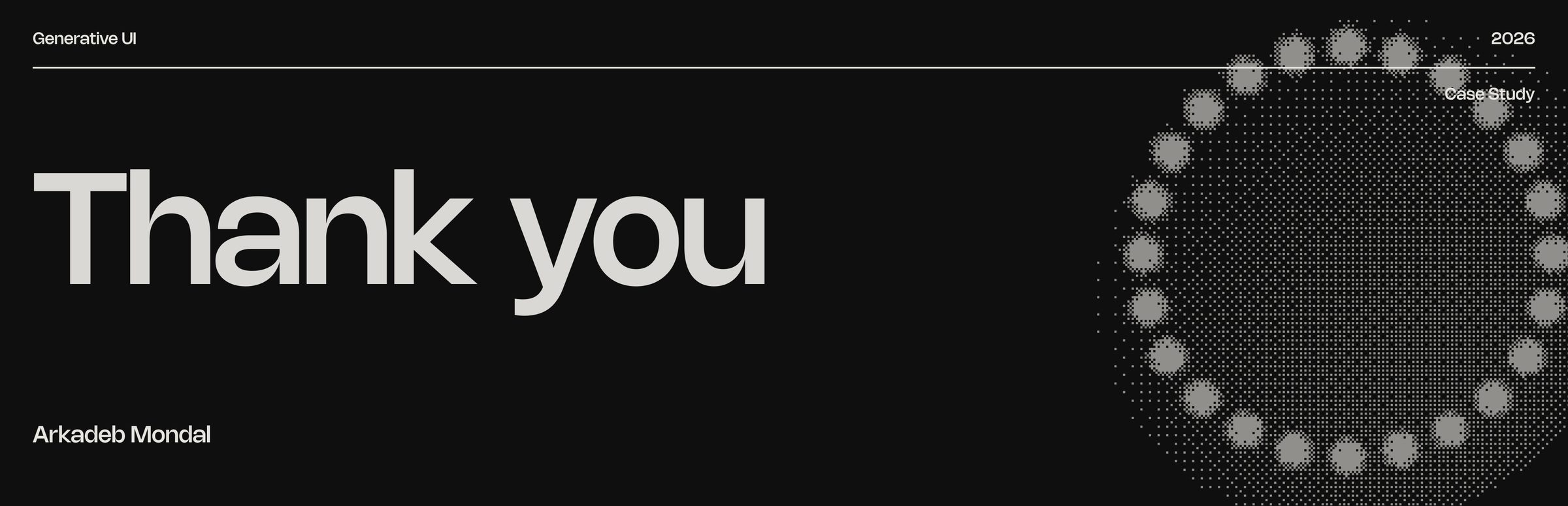 Close: Thank you